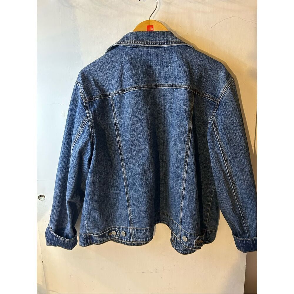 Chicos xl Jean‎ jacket size 3 denim hong kong - Picture 5 of 7